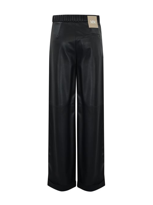 Pantalone Marina effetto nappa blu MM Max Mara | 2516781057600003